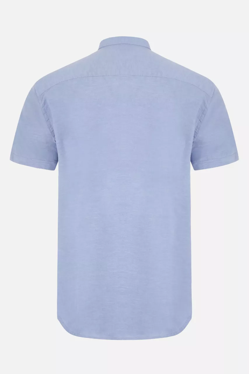 Velilla 405024S-05, Short-Sleeved Work Shirt, Sky Blue, image 3, gallery thumbnail