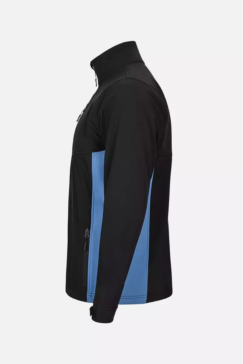 Velilla 106004-00-05, Work Jacket, Black/Sky Blue, image 2