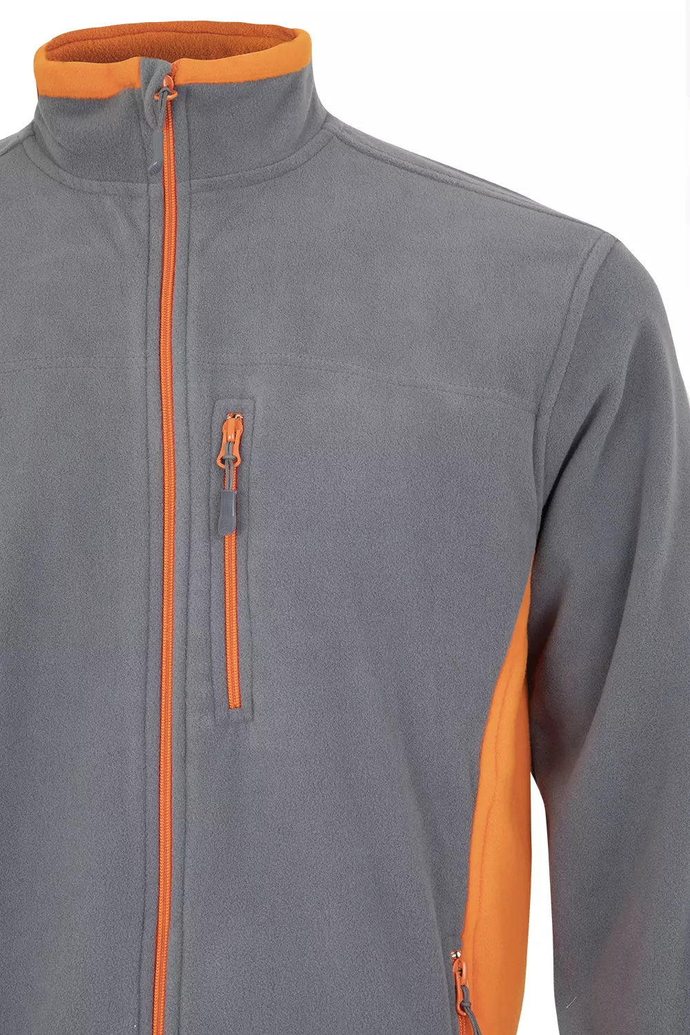 Velilla 201504-08-16, Fleece Jacket, Grey/Orange, image 4