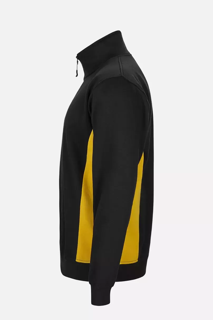 Velilla 105704-00-17, Arbeits-Sweatshirt, Schwarz/Gelb, image 3