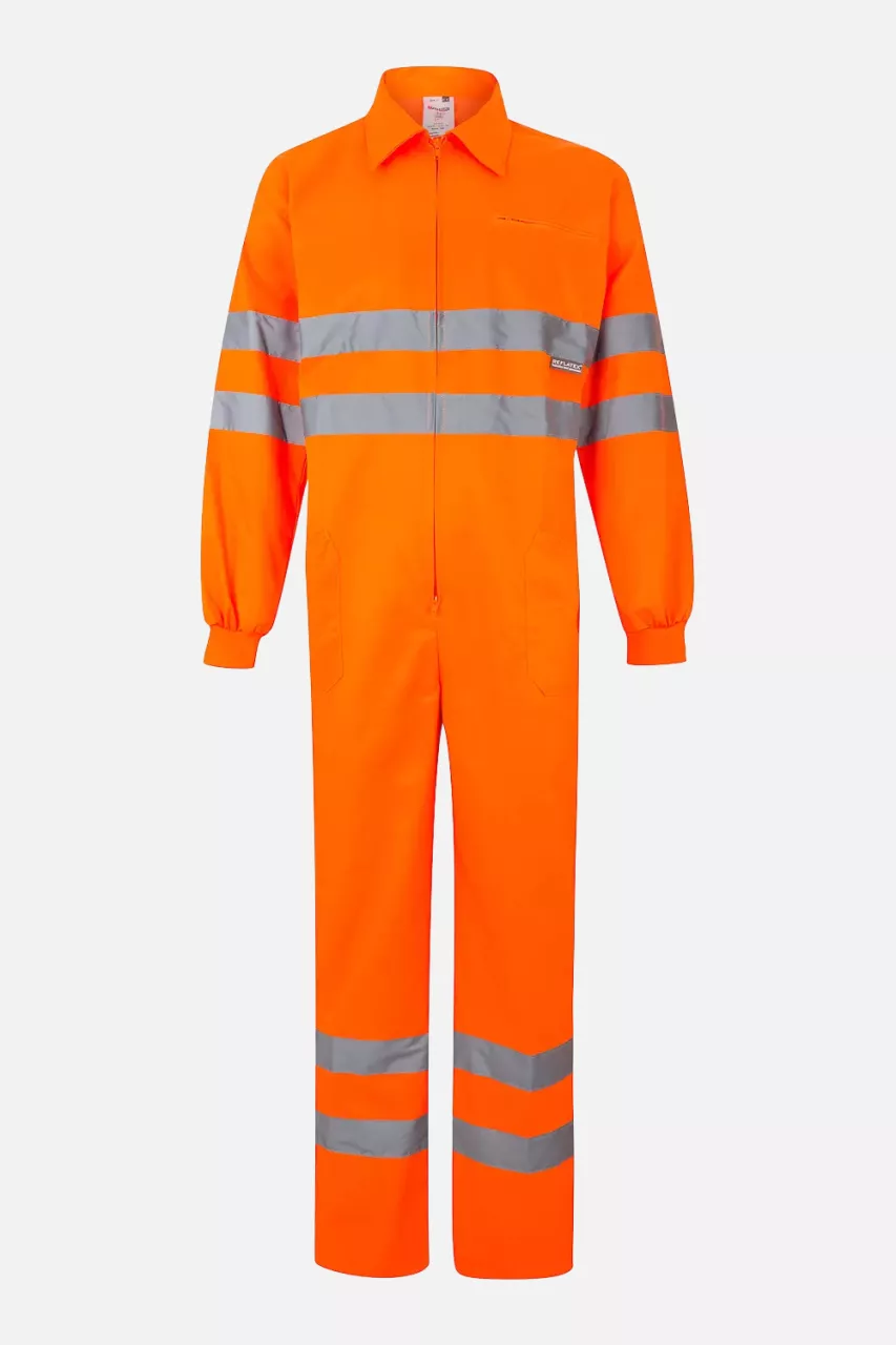 Velilla 150-19, Warnschutz-Overall, Warnschutz-Orange, image 1, gallery thumbnail