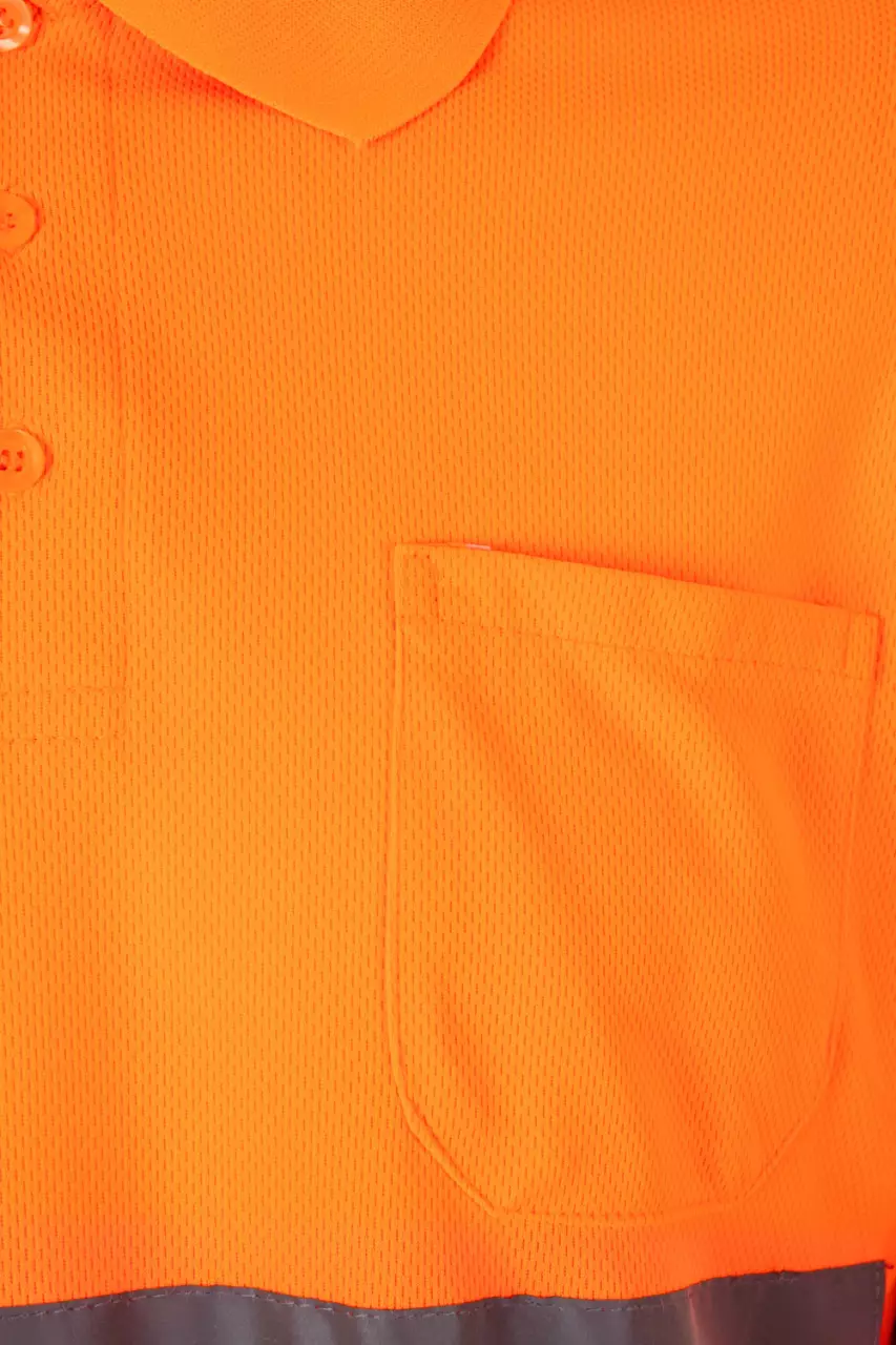 Velilla 174-19-2, High-Vis Polo Shirt, Size 4XL/5XL, Hi-Vis Orange, image 4, gallery thumbnail