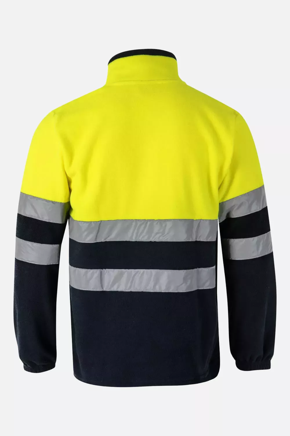 Velilla 0182-01-20-2, Warnschutz-Fleecejacke, Größe 4XL/5XL, Marineblau/Warngelb, image 2