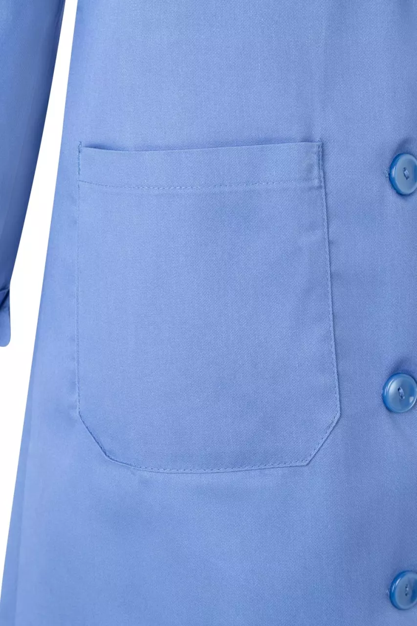 Velilla 908-05, Work Coat, Sky Blue, image 4, gallery thumbnail