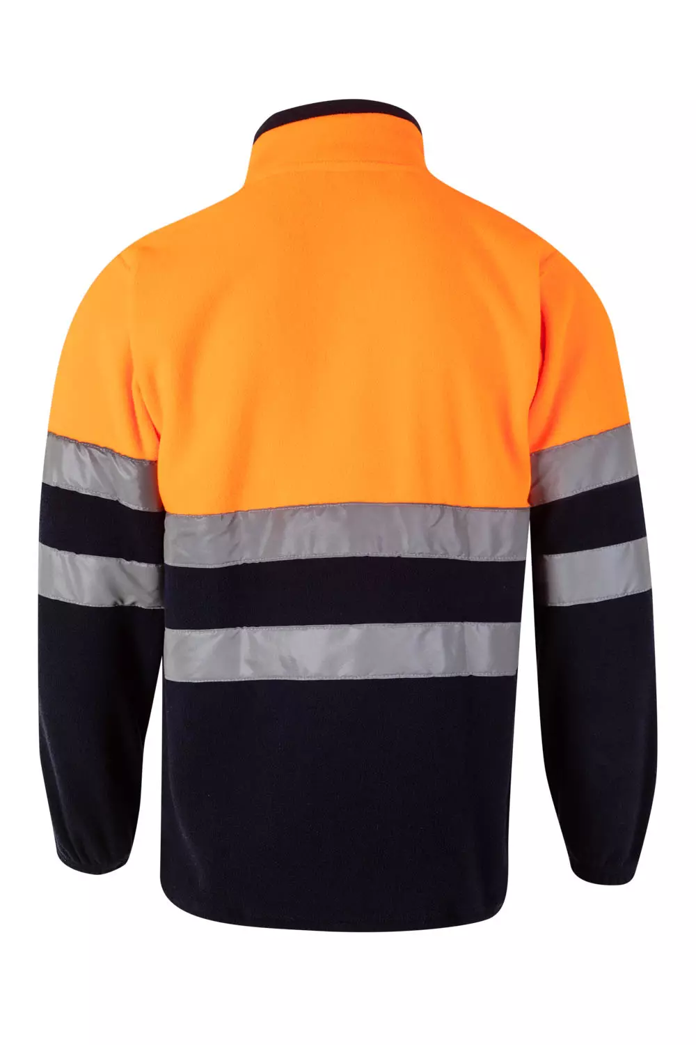 Velilla 0183-01-19-2, High-Vis Fleece Jacket, Size 4XL/5XL, Marine Blue/Hi-Vis Orange, image 6