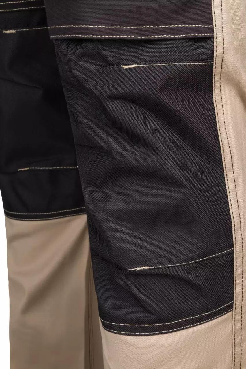 Velilla 103019S-46-00, Work Trousers, Sand Beige/Black, image 2, gallery thumbnail