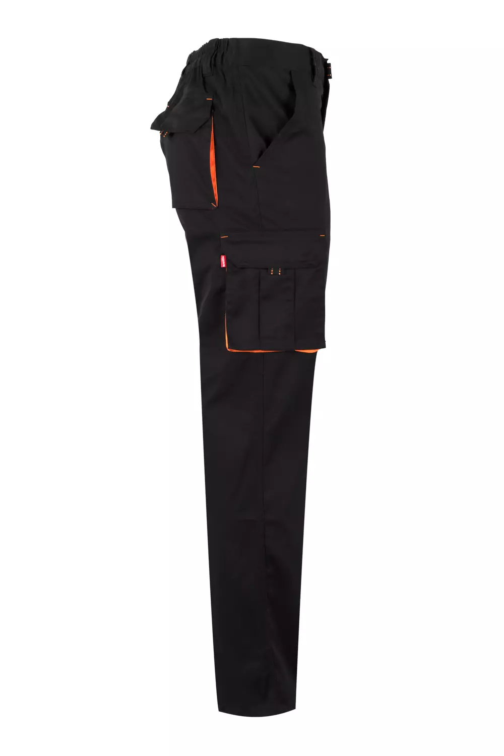 Velilla 103024S-00-16, Work Trousers, Black/Orange, image 3