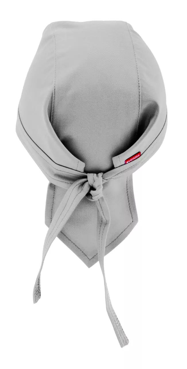 Velilla Chef Bandana, Ice Grey