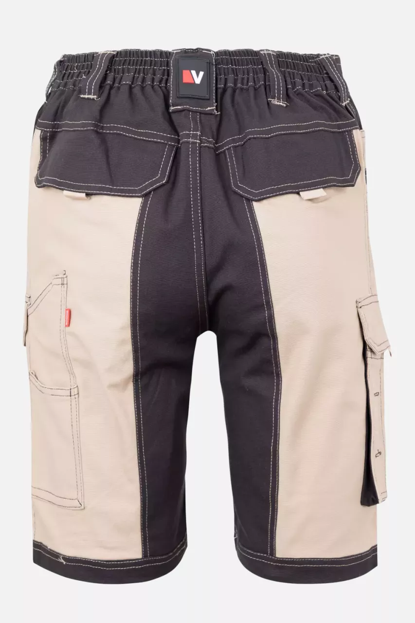 Velilla 103029S-46-00, Work Shorts, Sand Beige/Black, image 4, gallery thumbnail