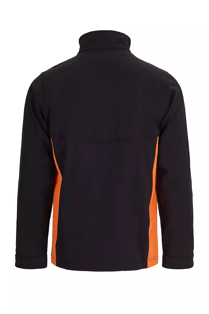 Velilla 106004-00-16, Work Jacket, Black/Orange, image 5, gallery thumbnail