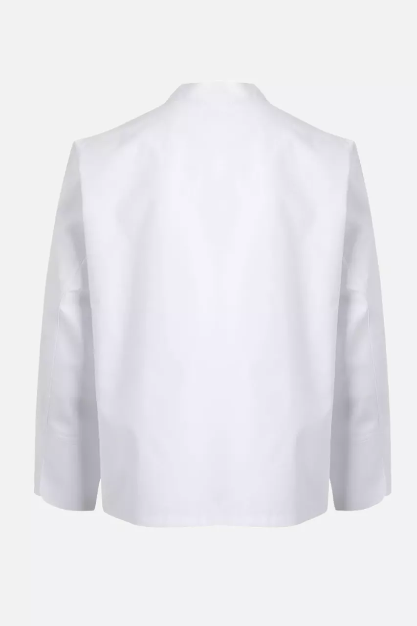 Velilla 405206-07, Long Sleeved Chef Jacket, White, image 5, gallery thumbnail