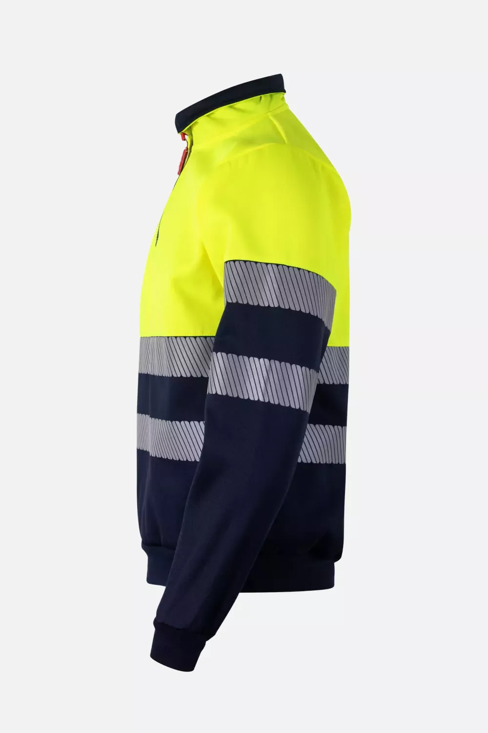 Velilla 305703-61-20, High-Vis Sweatshirt, Navy Blue/Hi-Vis Yellow, image 3