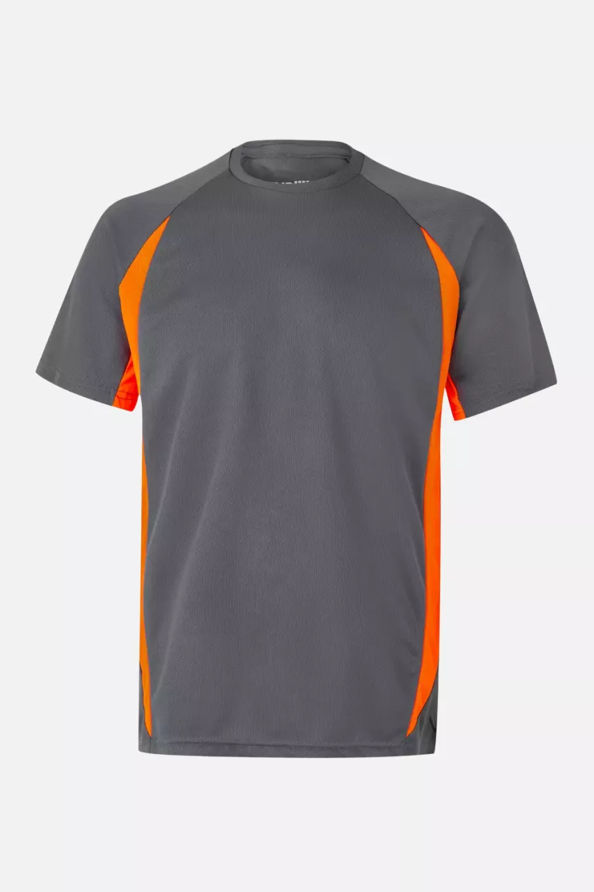 Velilla 105501-08-19, Arbeits-T-Shirt, Grau/Warnschutz-Orange, image 1, gallery thumbnail