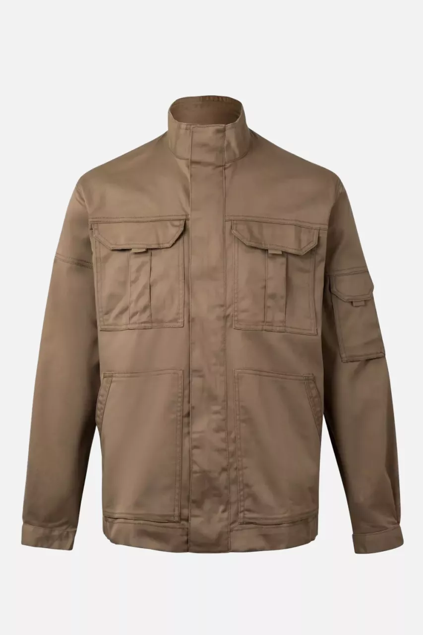 Velilla 106002S-46, Work Jacket, Sand Beige, image 1, gallery thumbnail
