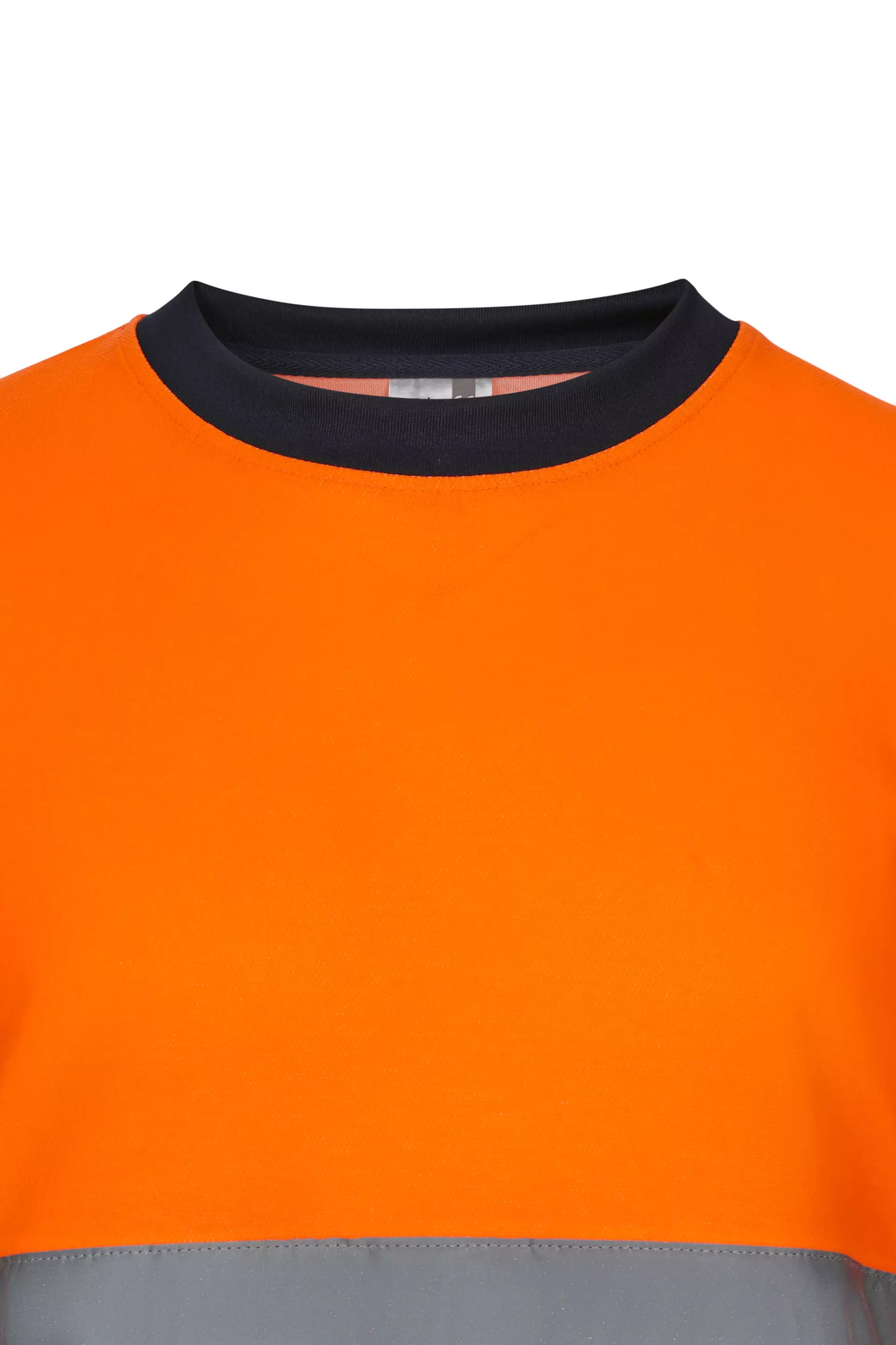 Velilla 305613-61-19-1, High-Vis Short Sleeve T-Shirt, Navy Blue/Hi-Vis Orange, image 4