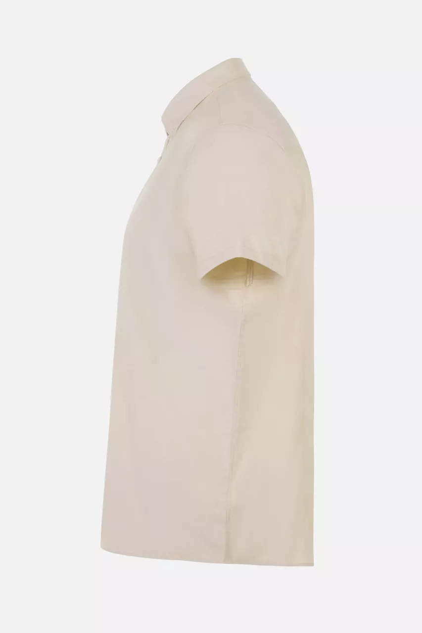 Velilla 405024S-47, Short-Sleeved Work Shirt, Light Beige, image 3, gallery thumbnail