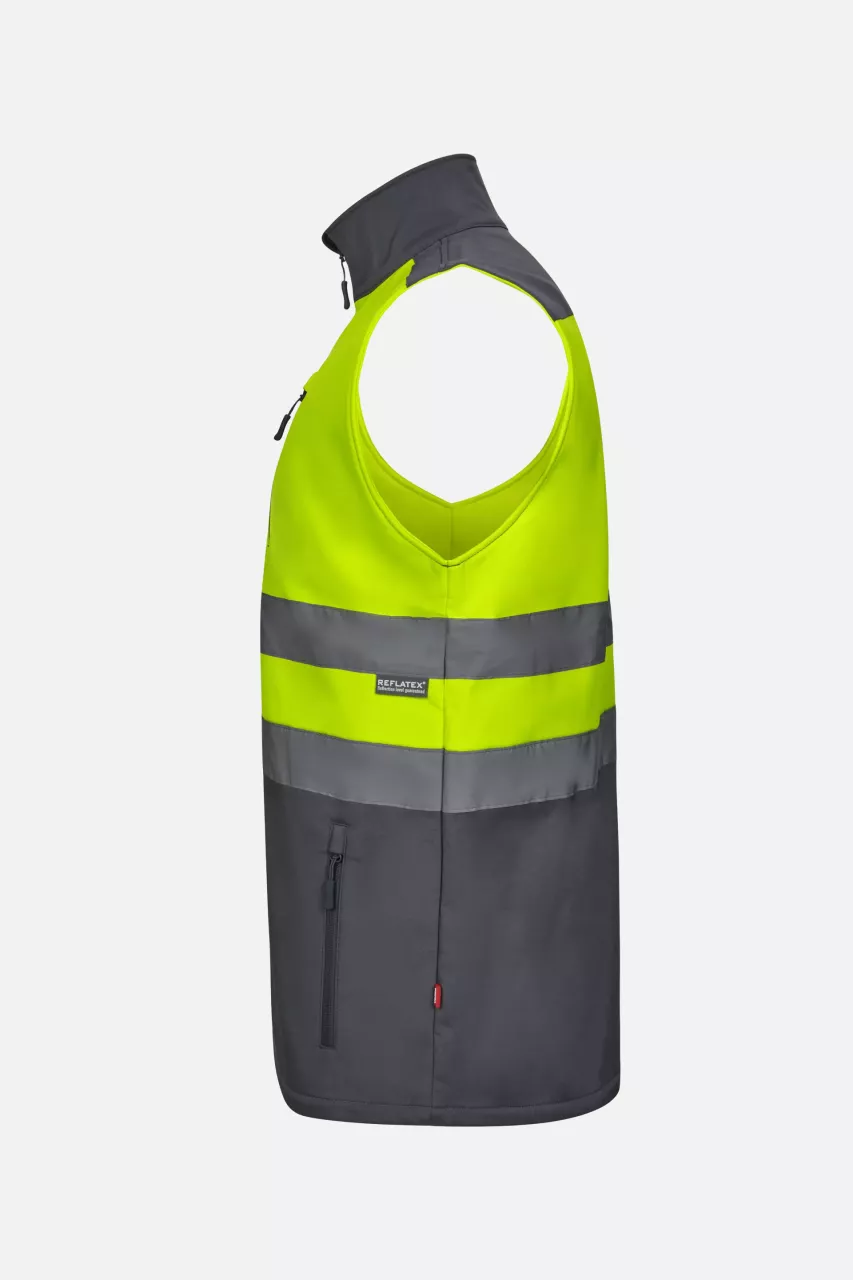Velilla 305906-08-20-2, Warnschutzweste, Größe 4XL/5XL, Grau/Warngelb, image 4, gallery thumbnail