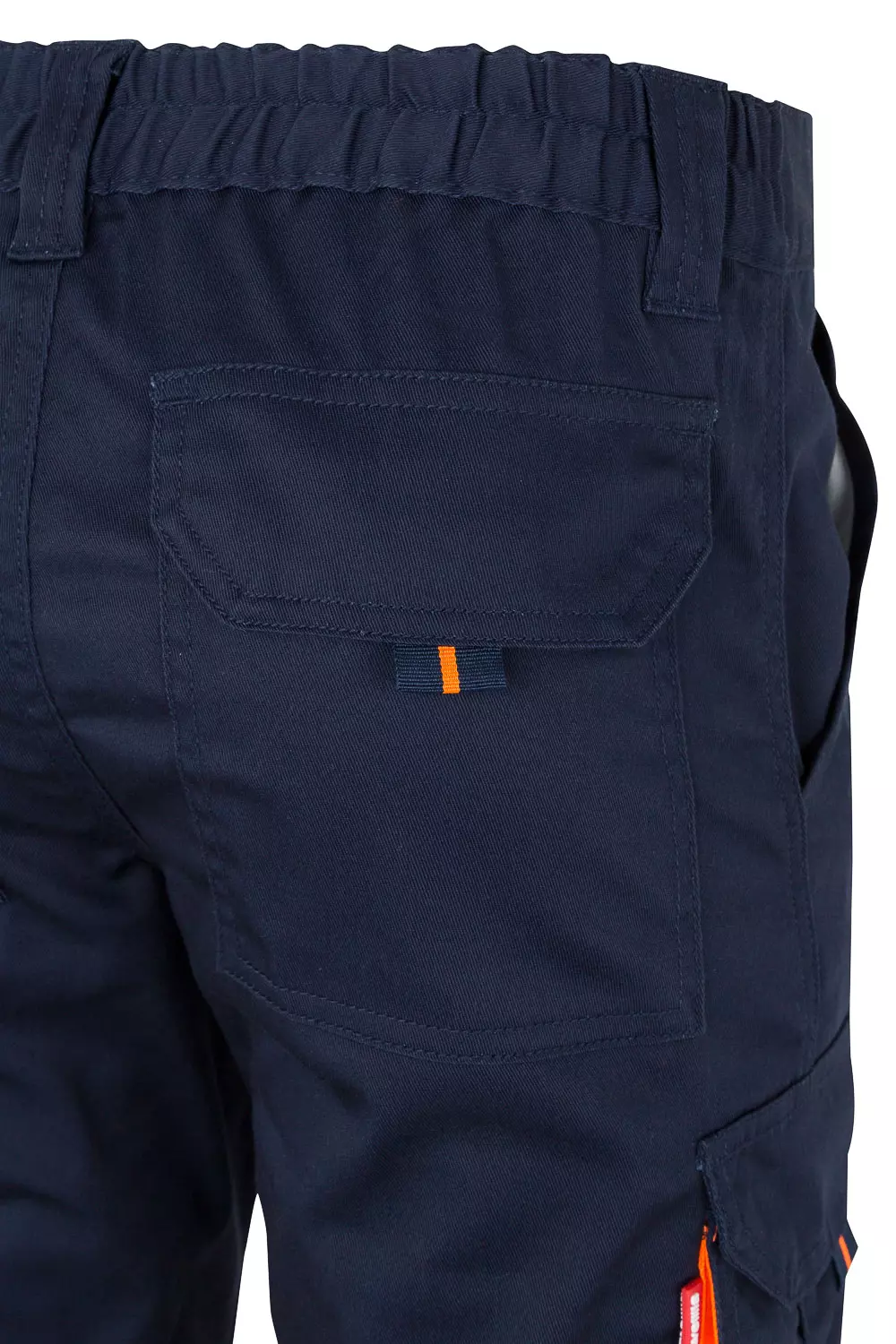 Velilla 303002S-61-19, High-Vis Work Trousers, Navy Blue/Hi-Vis Orange, image 3