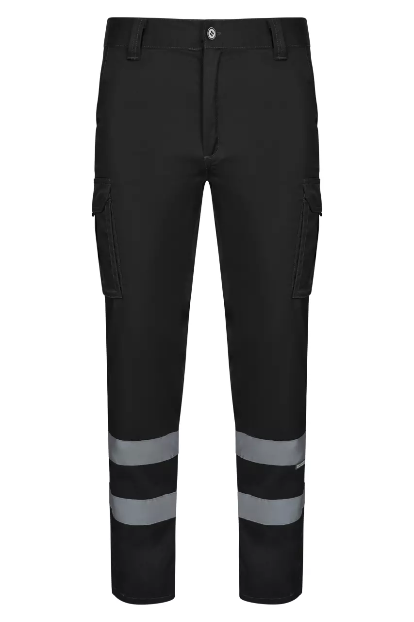 Velilla 103014S-00, Warnschutz-Arbeitshose, Schwarz, image 1, gallery thumbnail