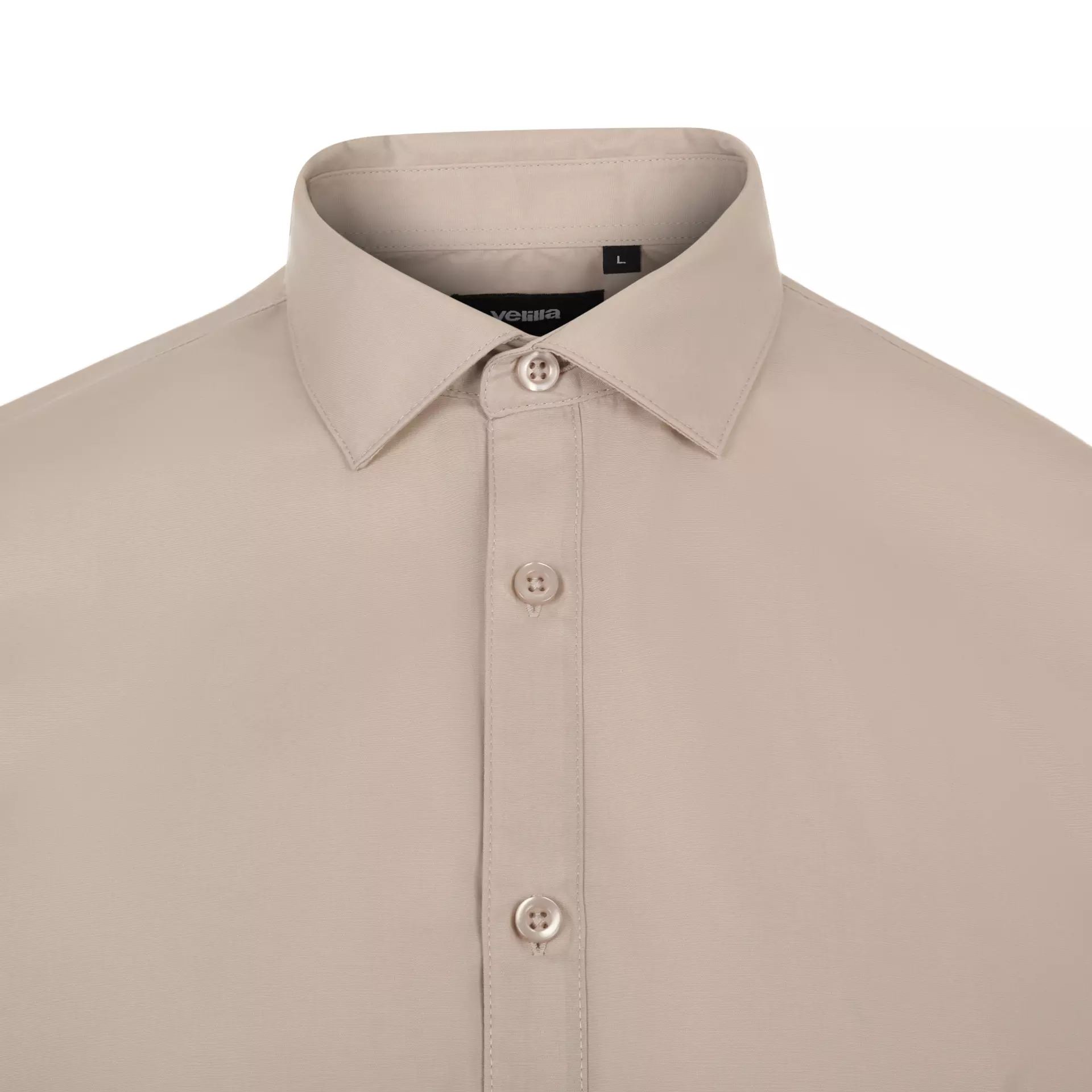 Velilla 405017S-47, Langarm-Arbeitshemd, Hellbeige, image 3