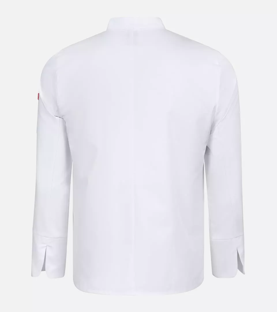 Velilla 405202TC-07, Long Sleeved Chef Jacket, White, image 2, gallery thumbnail