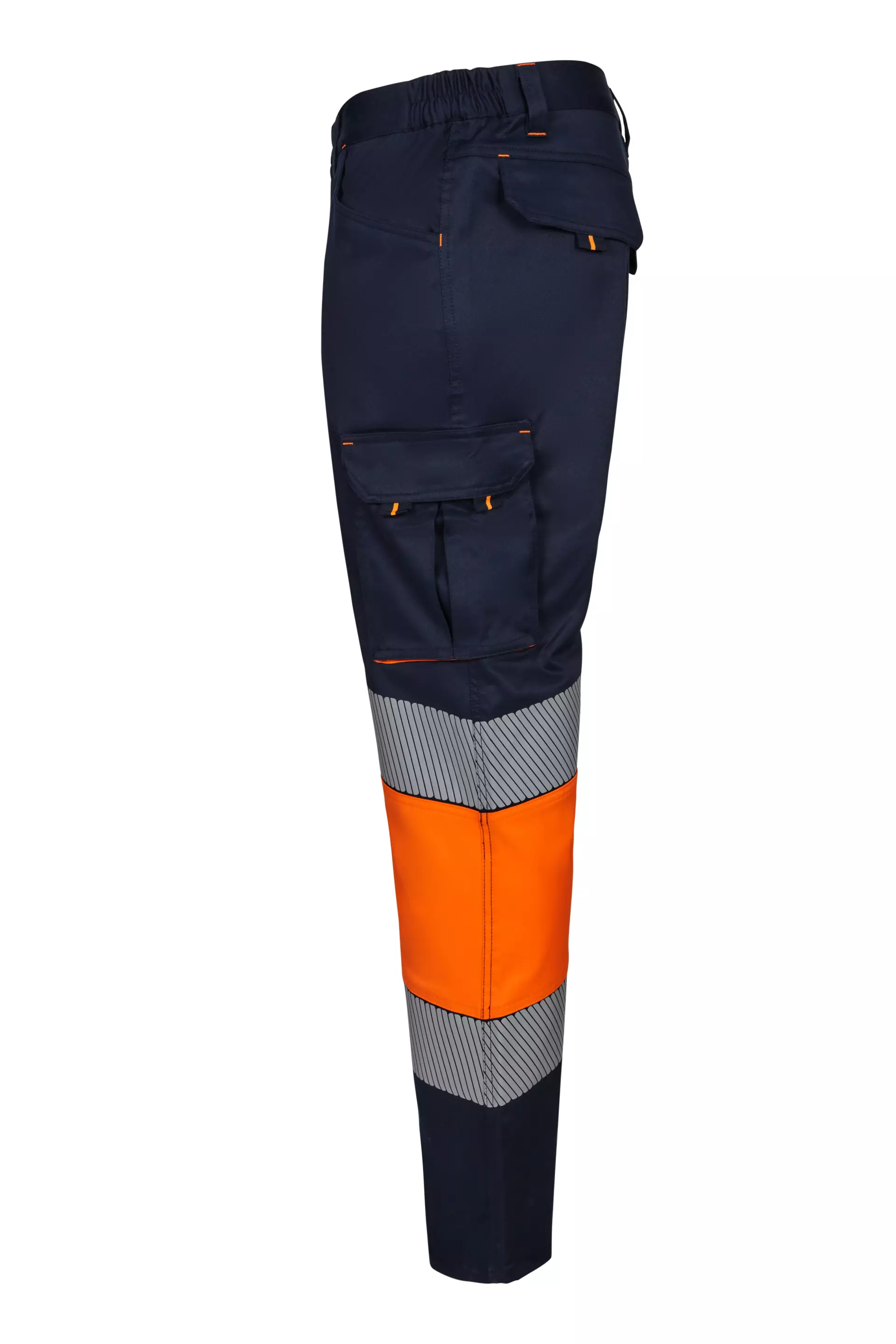 Velilla 303008S-61-19, Warnschutz-Arbeitshose, Marineblau/Warnorange, image 3