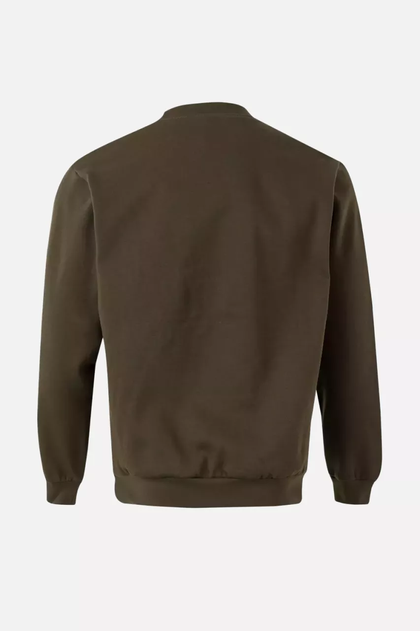 Velilla 105701-03, Work Sweatshirt, Khaki Green, image 2, gallery thumbnail