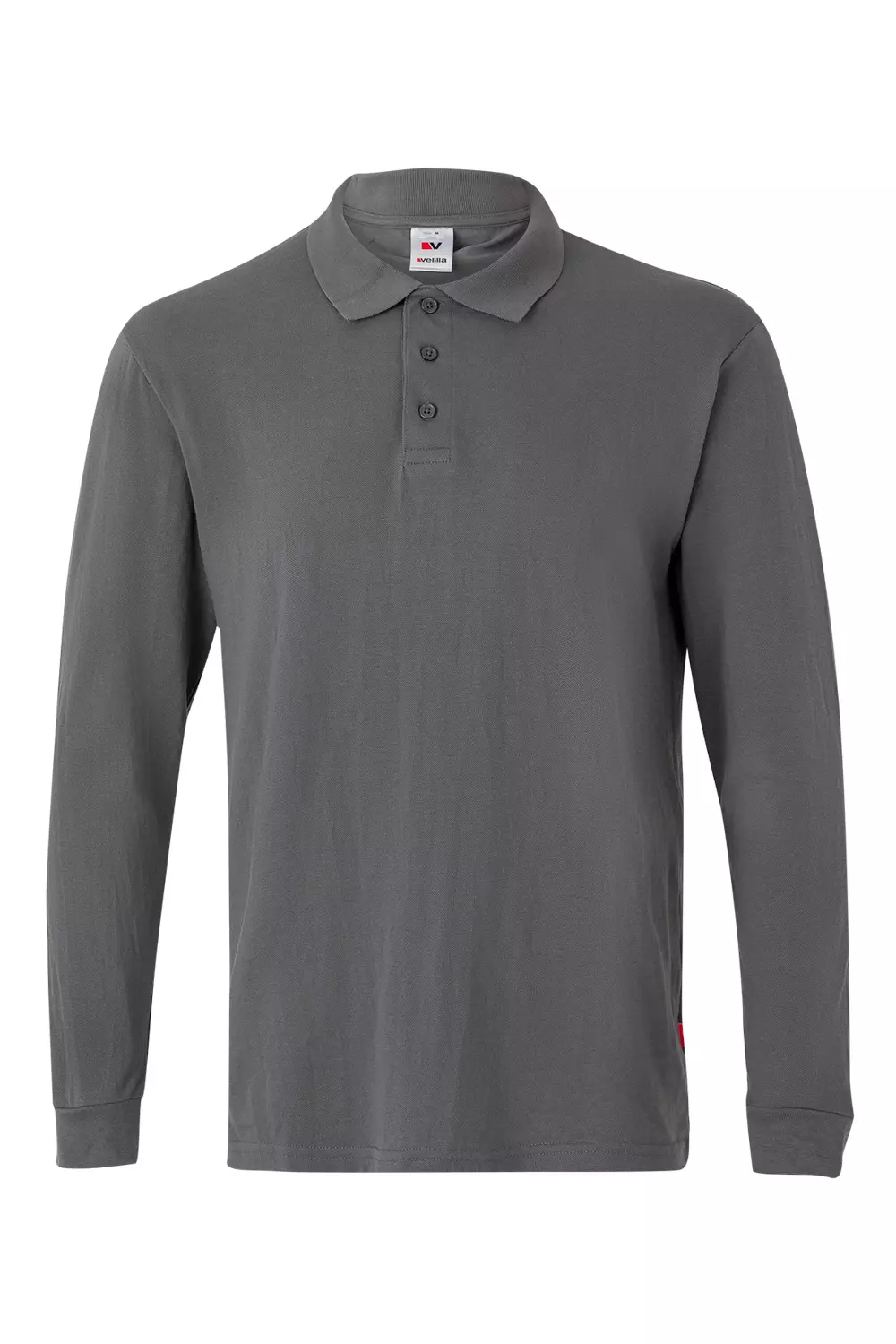 Velilla 105503-08, Long Sleeved Polo Shirt, Grey