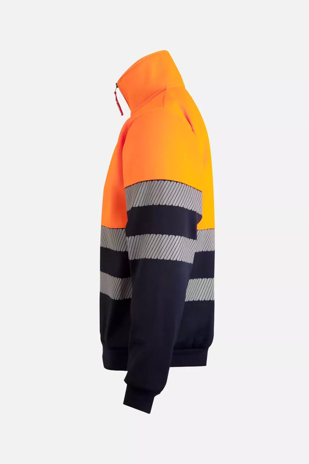 Velilla 305703-61-19, High-Vis Sweatshirt, Navy Blue/Hi-Vis Orange, image 2