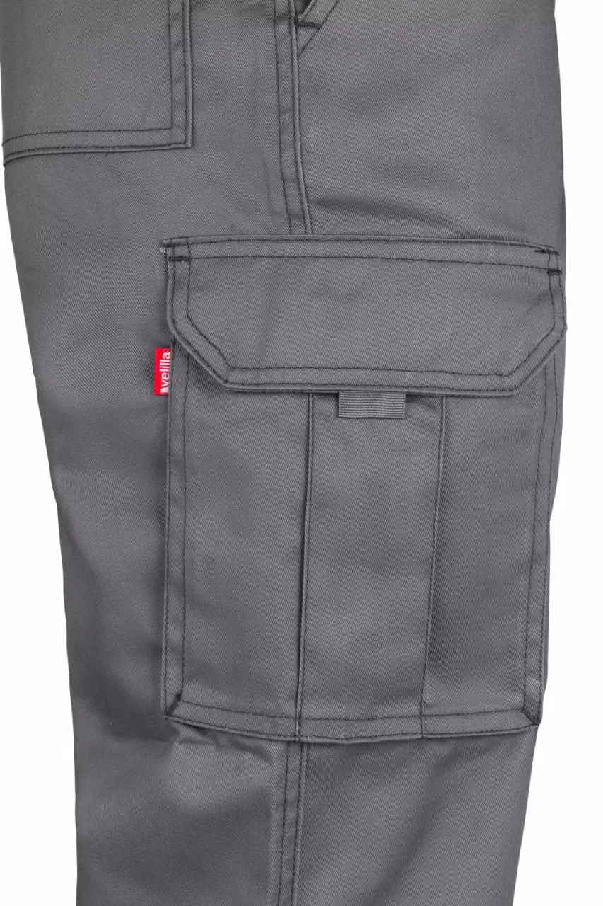 Velilla 103001-08, Work Trousers, Grey, image 3, gallery thumbnail