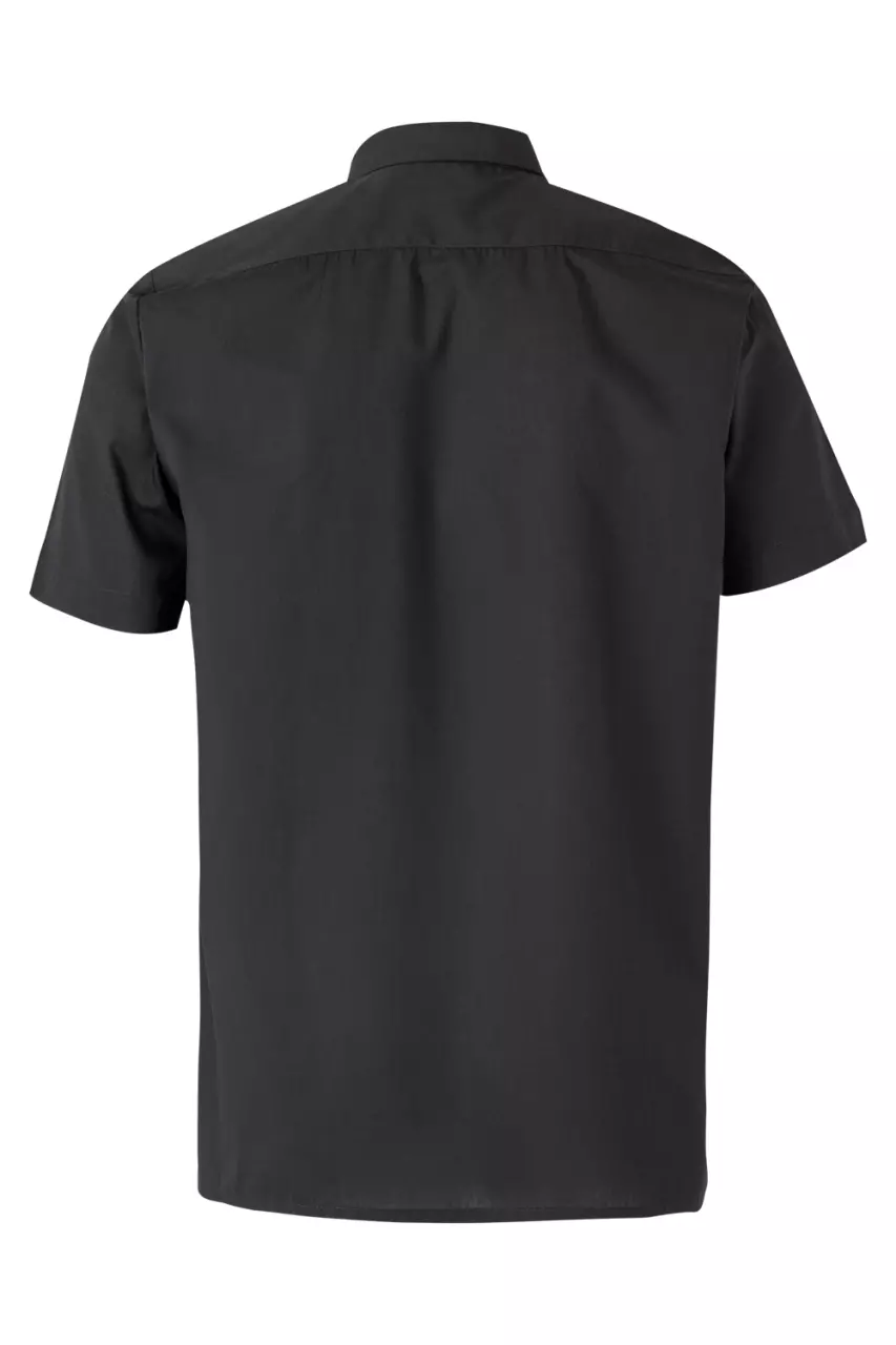 Velilla 531-00, Kurzarm-Arbeitshemd, Schwarz, image 4, gallery thumbnail