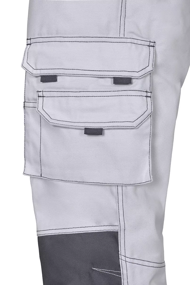 Velilla 103011B-07-08, Arbeitshose, Weiß/Grau, image 6, gallery thumbnail