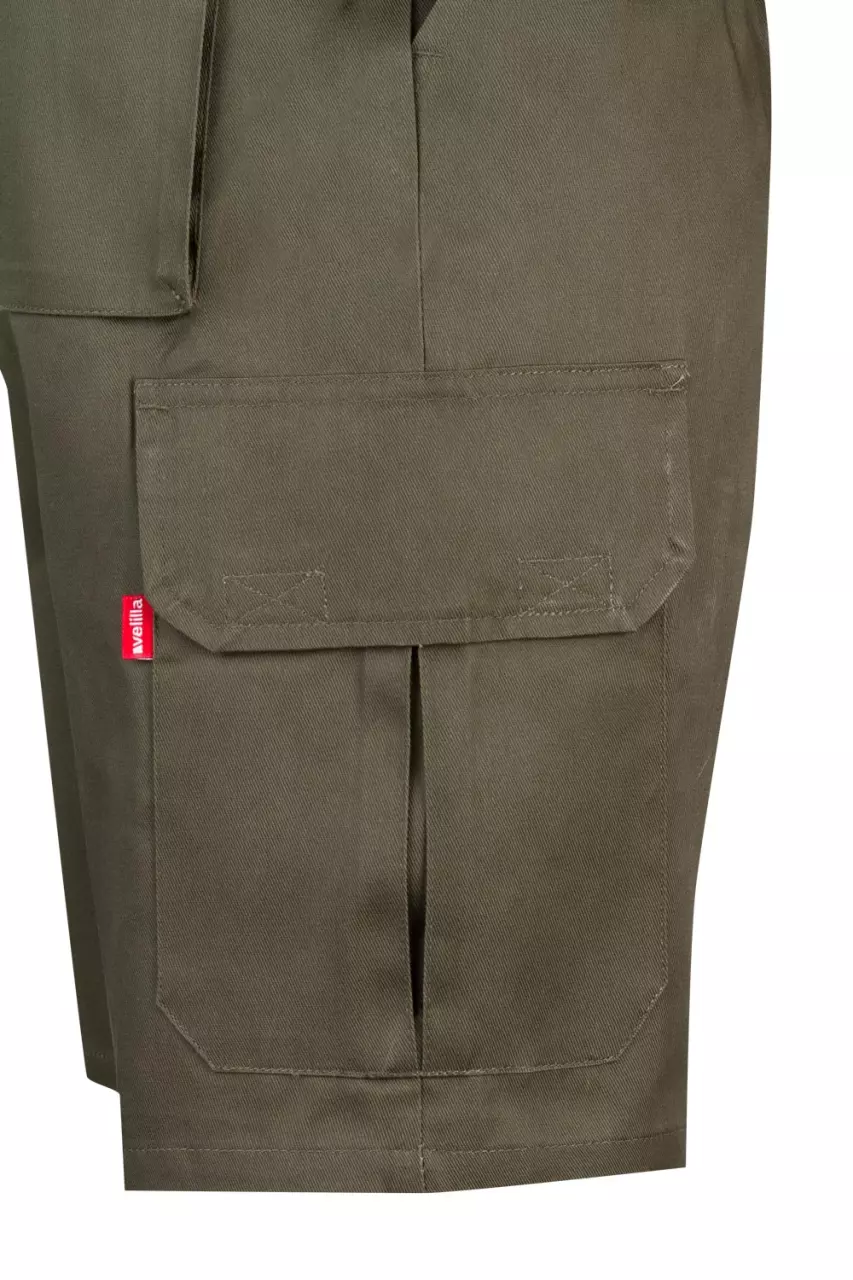 Velilla 344-03, Work Shorts, Khaki Green, image 5, gallery thumbnail