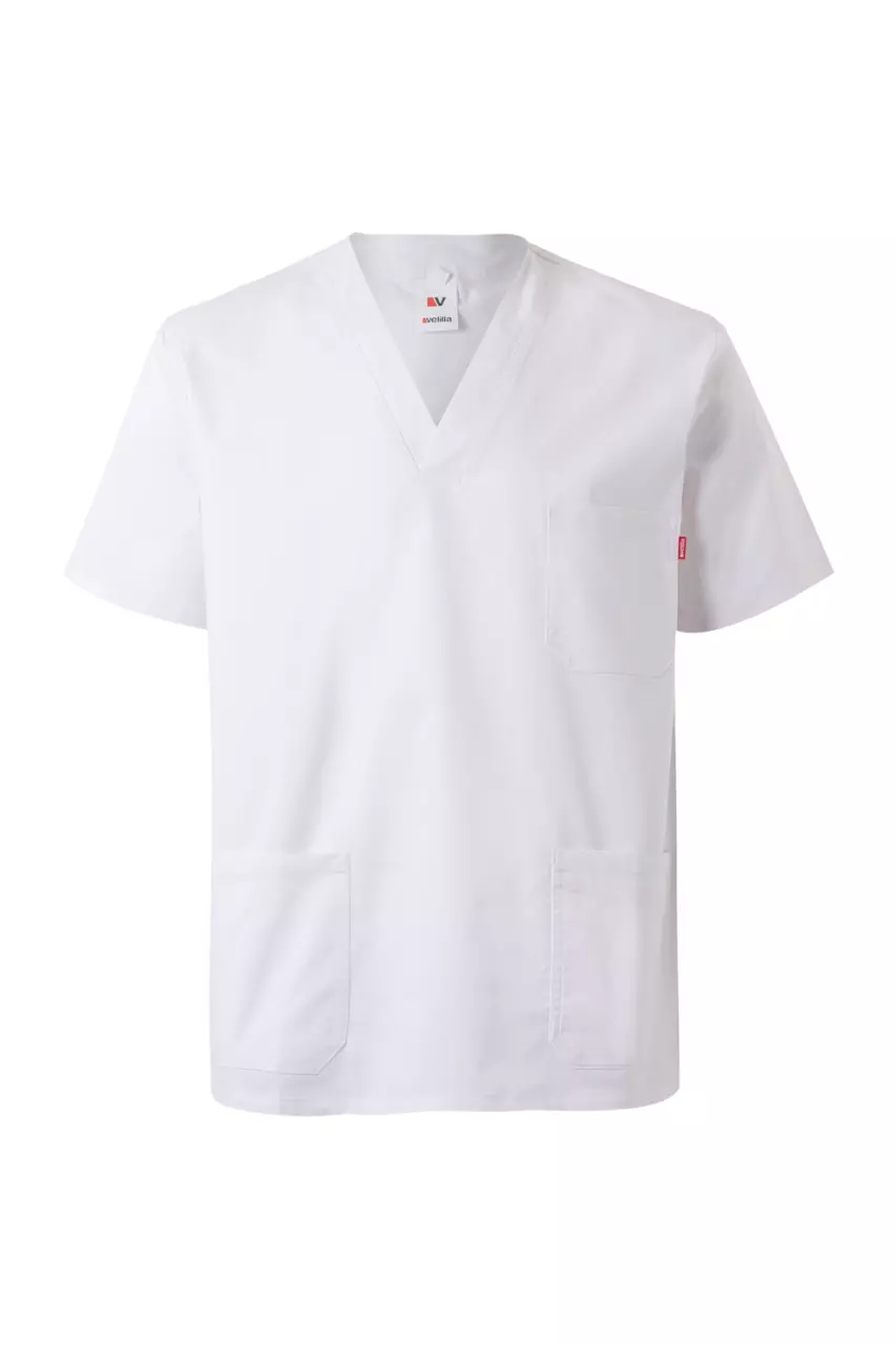 Velilla 535206S-07, Work Tunic, White, image 1, gallery thumbnail