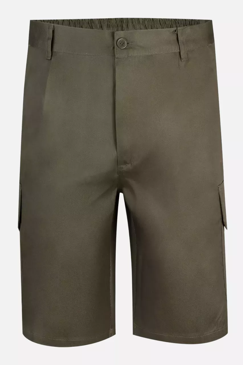 Velilla 344-03, Work Shorts, Khaki Green, image 1, gallery thumbnail