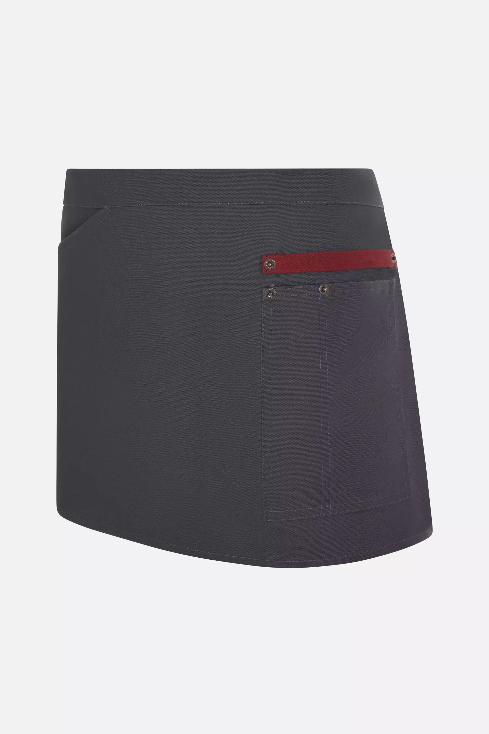 Velilla 404221B-08-18, Work Apron, Grey/Maroon, image 3