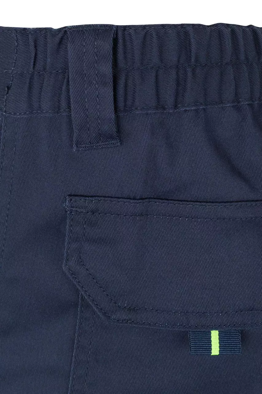 Velilla 303002S-61-20-1, High-Vis Work Trousers, Navy Blue/Hi-Vis Yellow, image 6, gallery thumbnail