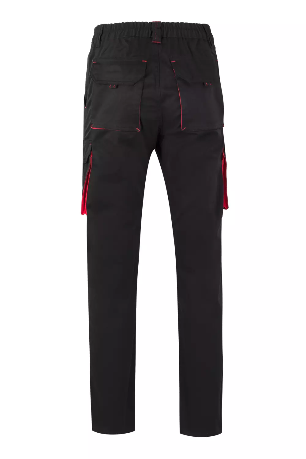 Velilla 103024S-00-12, Work Trousers, Black/Red, image 2