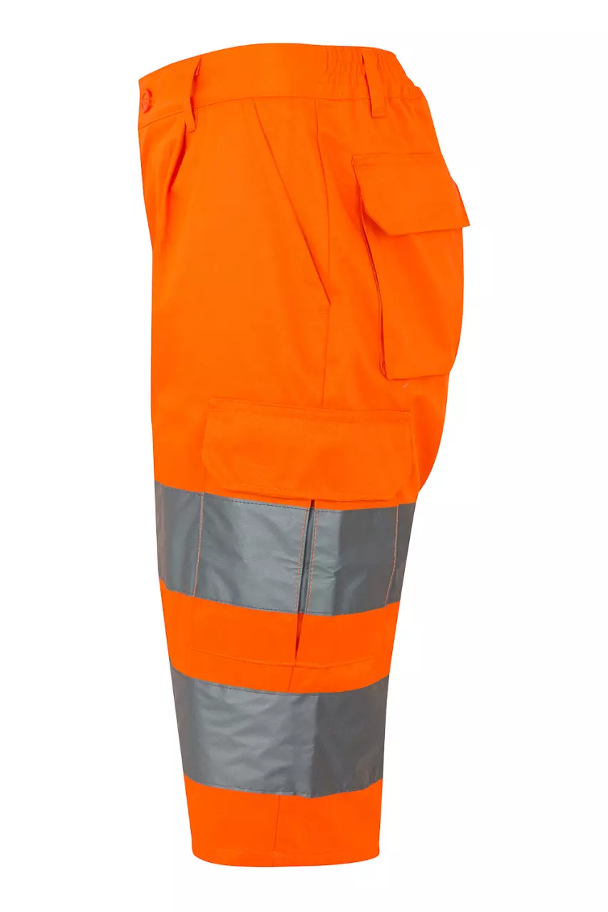 Velilla 303005-19, Warnschutz-Arbeitsshorts, Warnschutz-Orange, image 3, gallery thumbnail
