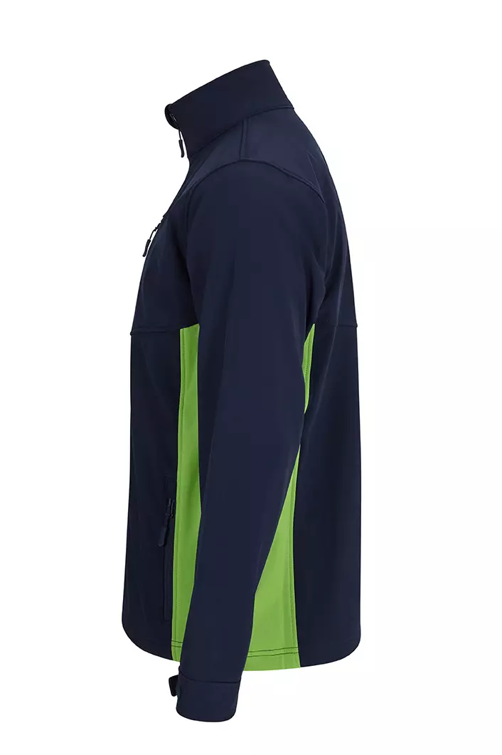 Velilla 106004-61-25, Work Jacket, Navy Blue/Lime Green, image 3