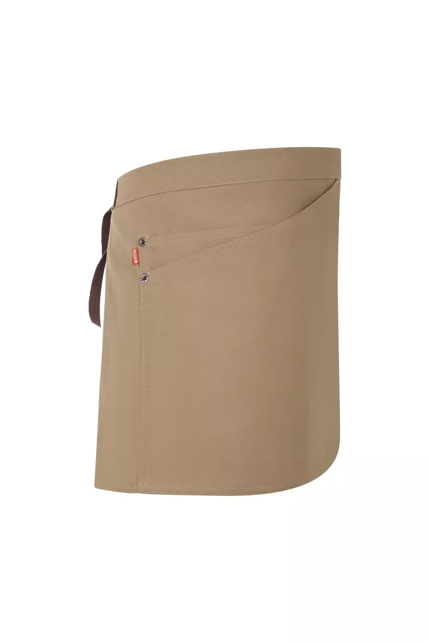 Velilla 404221B-46-49, Work Apron, Sand Beige/Brown, image 2, gallery thumbnail