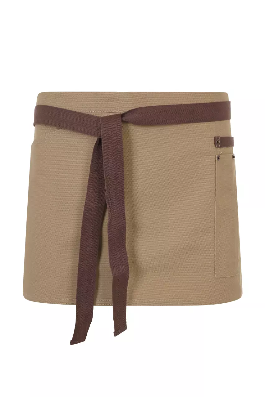 Velilla 404221B-46-49, Work Apron, Sand Beige/Brown, image 3, gallery thumbnail