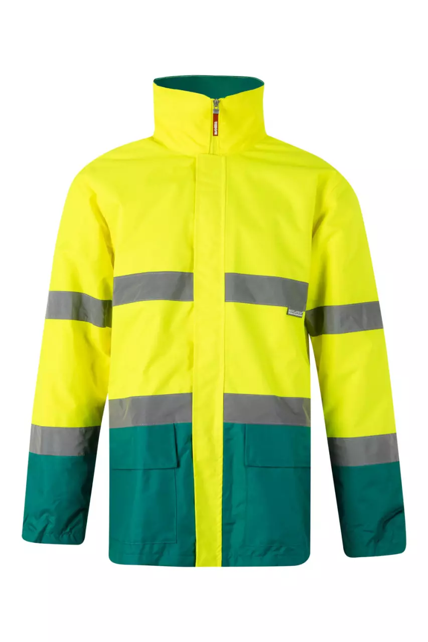 Velilla 306002-02-20-1, Warnschutzjacke, Grün/Warngelb, image 1, gallery thumbnail