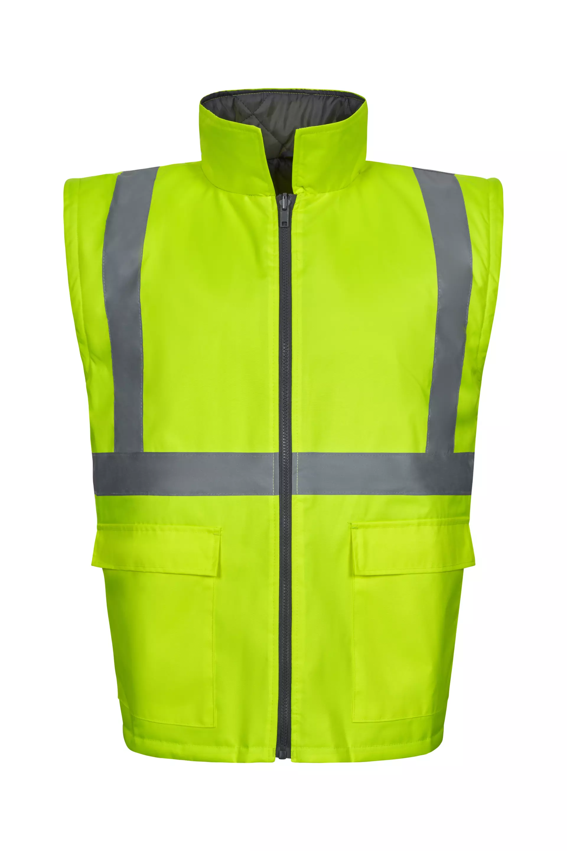 Velilla 306003-08-20-1, High-Vis Jacket, Grey/Hi-Vis Yellow, image 5
