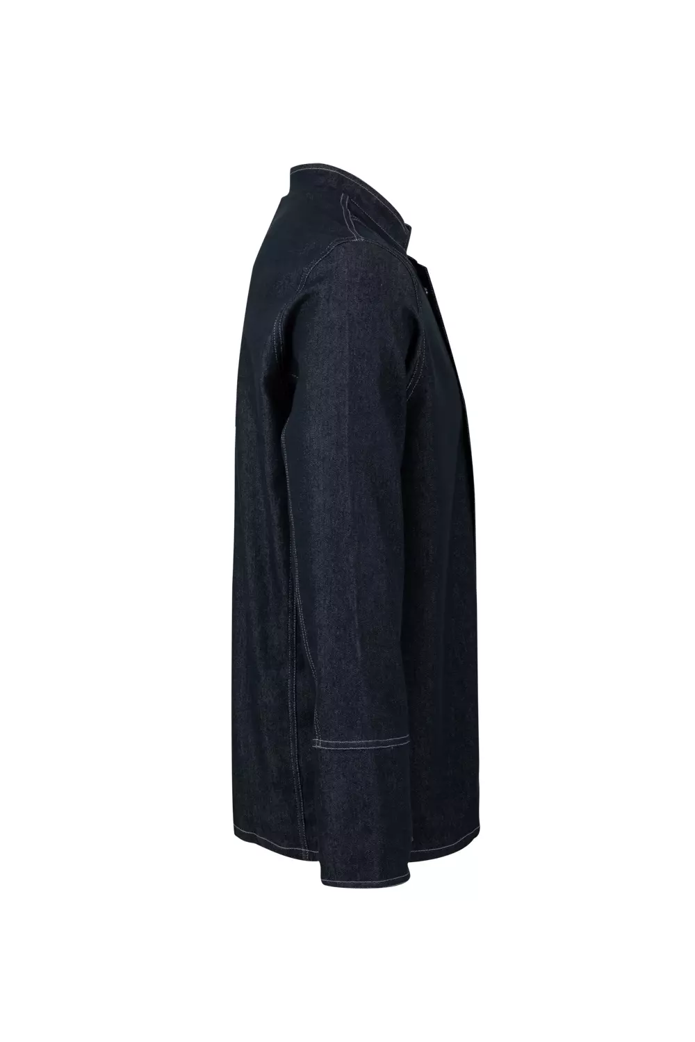 Velilla 405207-64, Long Sleeved Chef Jacket, Dark Blue Denim, image 4