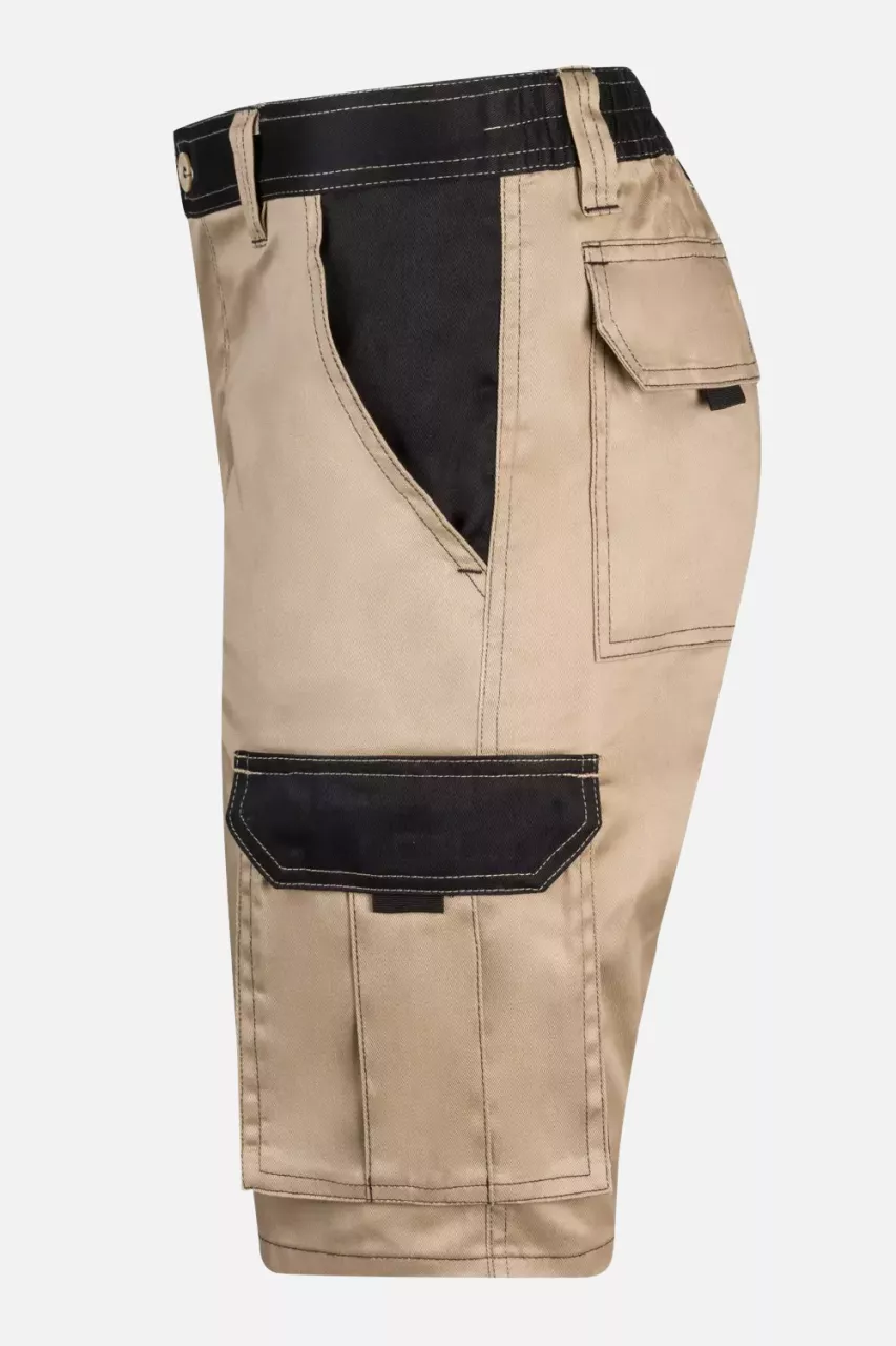 Velilla 103021B-46-00, Arbeitsshorts, Sandbeige/Schwarz, image 6, gallery thumbnail