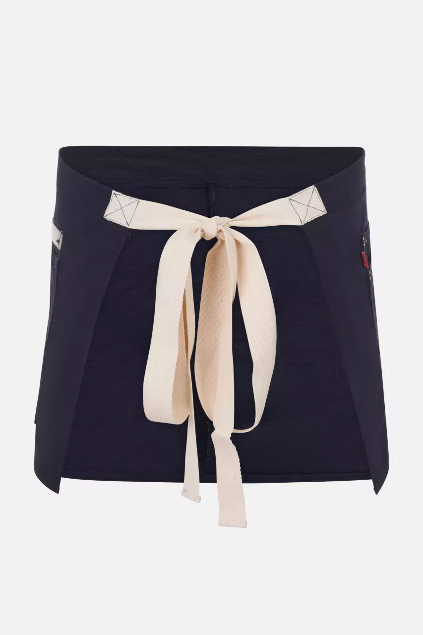 Velilla 404221B-61-41, Work Apron, Navy Blue/Ivory, image 3, gallery thumbnail