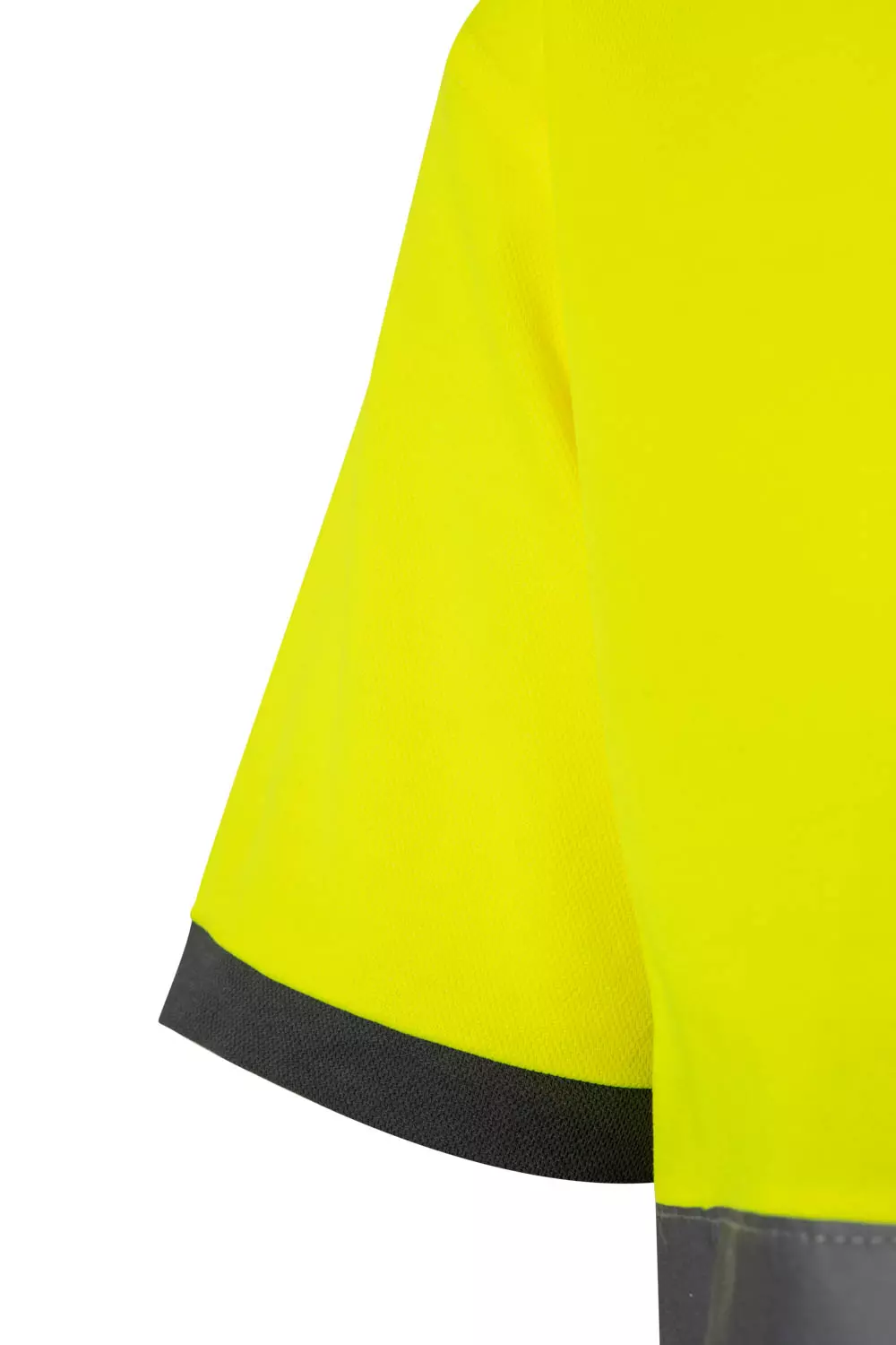 Velilla 305513-08-20-1, High-Vis Short Sleeve Polo Shirt, Grey/Hi-Vis Yellow, image 6