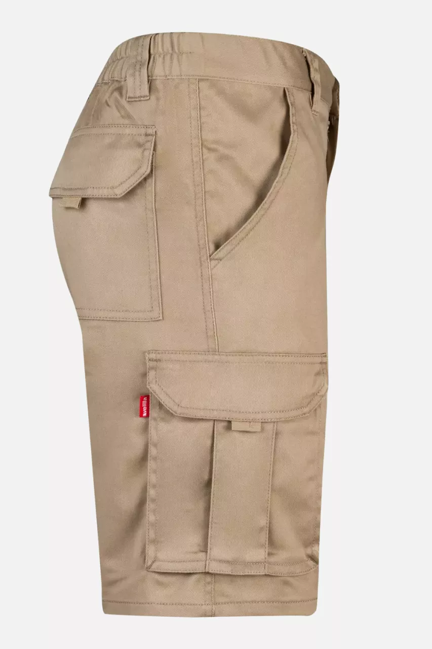 Velilla 103009S-46, Work Shorts, Sand Beige, image 2, gallery thumbnail