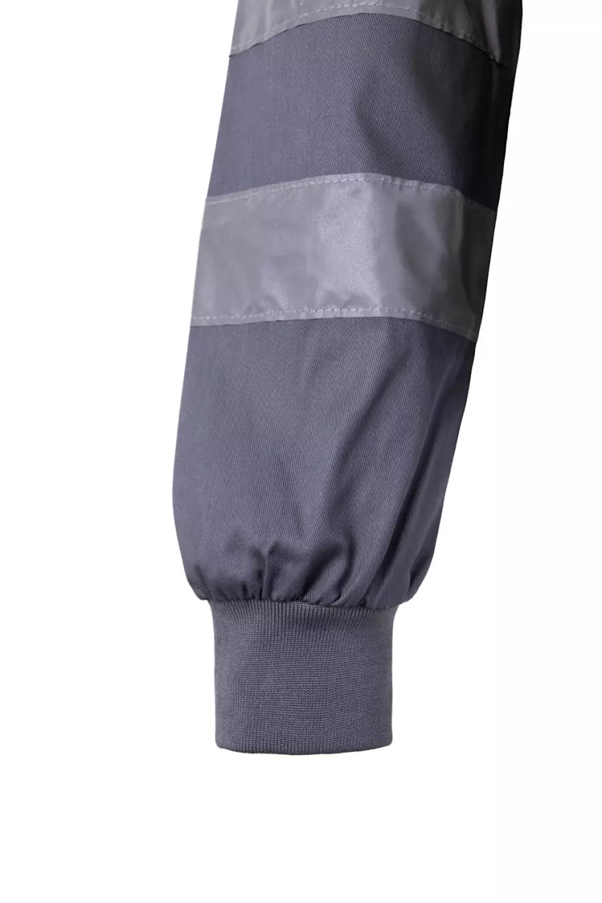 Velilla 0153-08-20-2, High-Vis Jacket, Size 4XL/5XL, Grey/High-Vis Yellow, image 3, gallery thumbnail